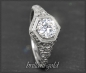 Preview: Antik Jugendstil Design Ring 585 Gold, 1,10ct